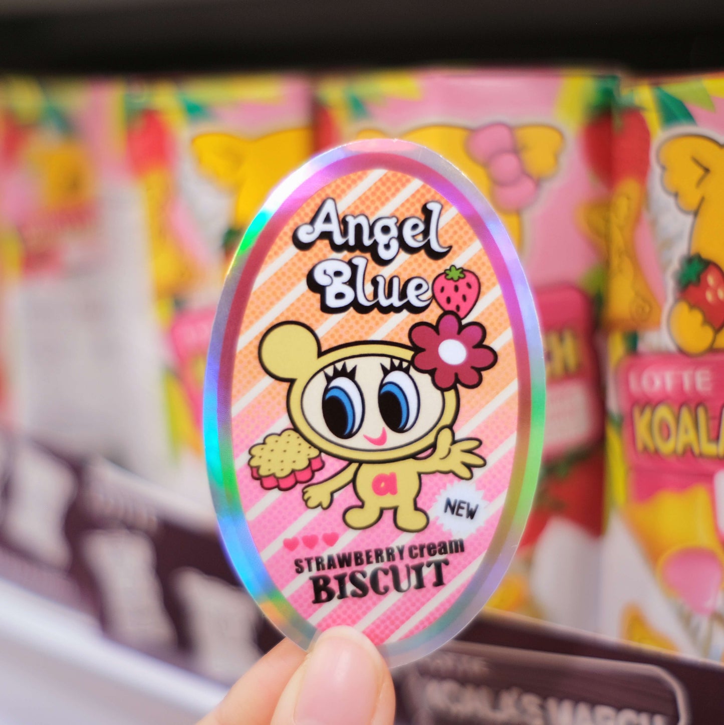 Angel Blue Sticker