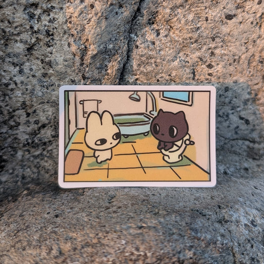 Bonnie and Kat Sticker