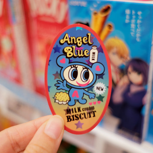 Angel Blue Sticker